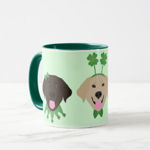 Taza Feliz Día de Santa Patrona Labrador Recuperar Perr