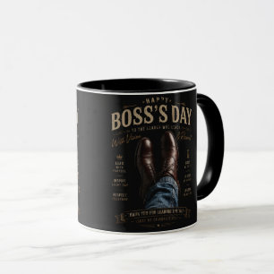 Taza Feliz Día del Jefe