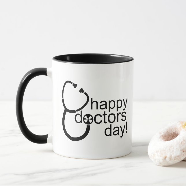 Taza ¡Feliz Día del Médico! (Con donut)