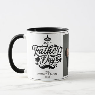 Taza Feliz Día del Padre | Café fotográfico de papá