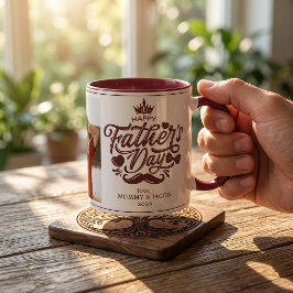 Taza Feliz Día del Padre | Café fotográfico de papá