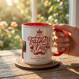 Taza Feliz Día del Padre | Café fotográfico de papá