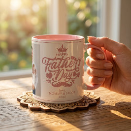 Taza Feliz Día del Padre | Café fotográfico de Papá