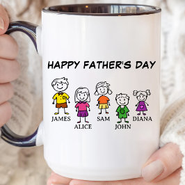 Taza Feliz Día del Padre café Mug