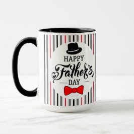 Taza Feliz Día del Padre Gorra y empate