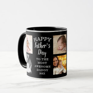 Taza Feliz Día del Padre, impresionante papá 8 foto neg