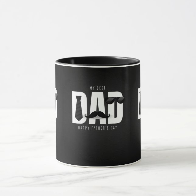 Taza Feliz Día del Padre Mug - Un regalo perfecto para  (Centro)