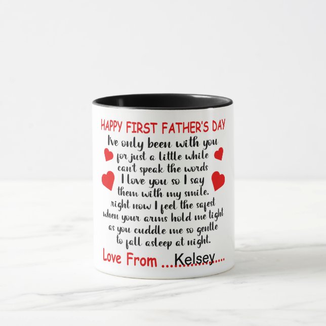 Taza Feliz Día del Primer Padre (Centro)