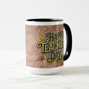 Taza Feliz Día del Profesor: regalo de agradecimiento p