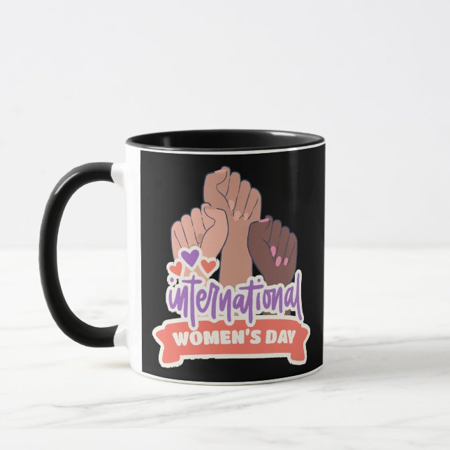 Taza Feliz Día Internacional de la Mujer (Izquierda)