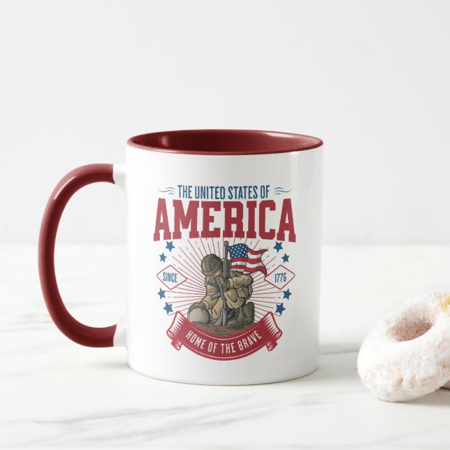 TAZA FELIZ DÍA MEMORIAL (Con donut)