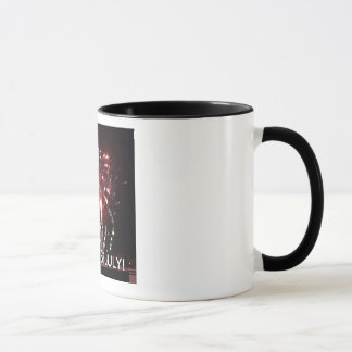 Taza ¡FELIZ el 4 de JULIO!
