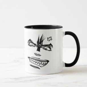 Taza feliz/enojada de Doubleman de las emociones
