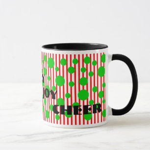 Taza Feliz estribos y puntos de Navidad