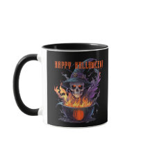 ¡Feliz Halloween! Calavera de brujas