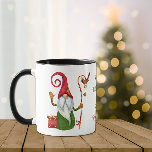 Taza Feliz Ho Ho Ho Navidades Gnome