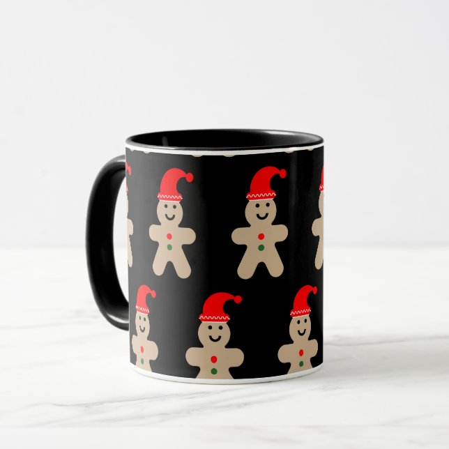 Taza Feliz hombre de jengibre invierno (Anverso izquierdo)