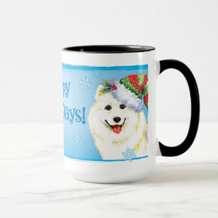 Taza Feliz Howlidays Samoyed