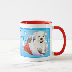 Taza Feliz Howlidays Westie