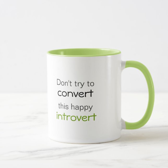Taza Feliz Introvertido (Derecha)