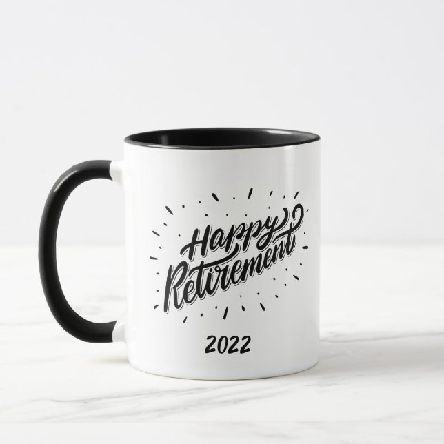 Taza Feliz Jubilación 2022 - Regalo de Jubilación - (Izquierda)