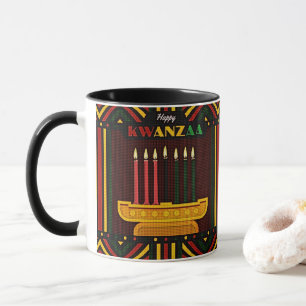 Taza Feliz Kwanzaa PopArt