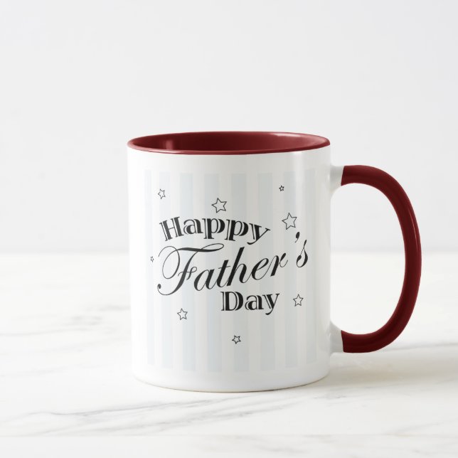 Taza Feliz mensaje del día del padre (Derecha)