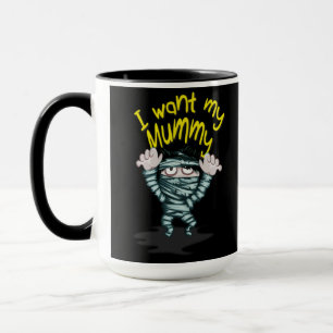 Taza Feliz momia de Halloween