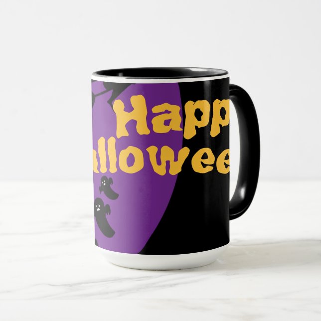 Taza Feliz Mug de Halloween (Anverso derecho)