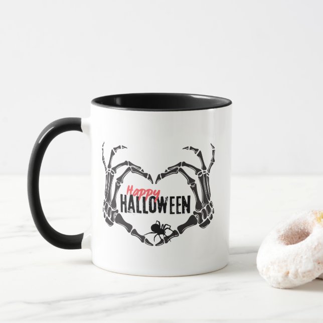Taza Feliz Mug de Halloween (Con donut)