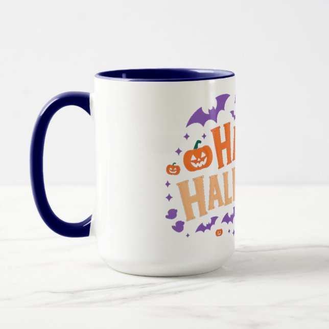 Taza Feliz Mug de Halloween: Nuevo modelo festivo (Izquierda)