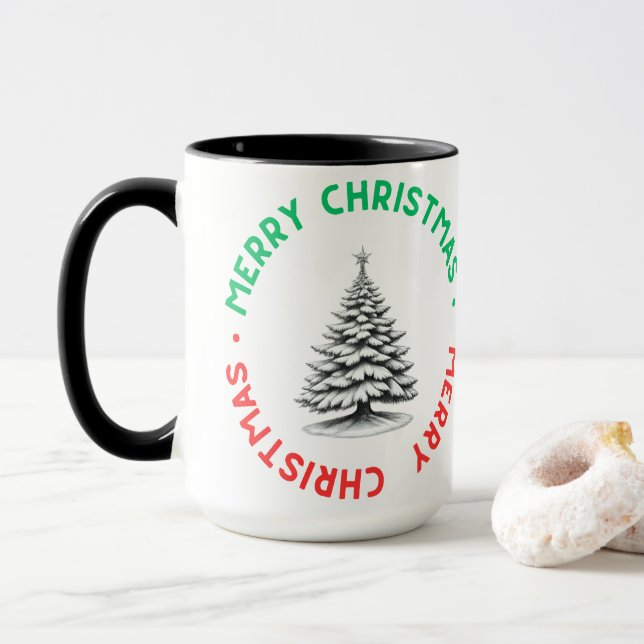 Taza Feliz Navidad (Con donut)
