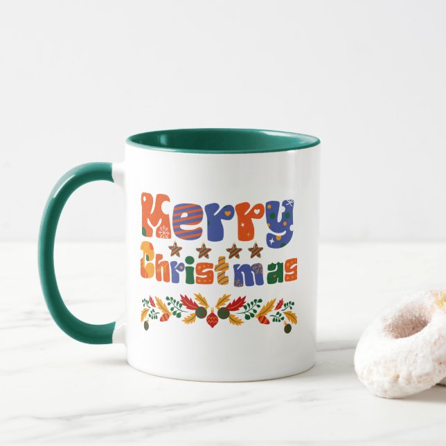 Taza Feliz Navidad (Con donut)