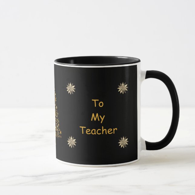Taza Feliz Navidad a mi profesor (Derecha)