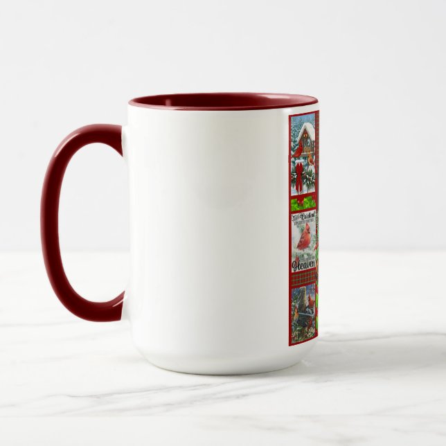 Taza Feliz Navidad al cardenal cardenal Bird Amantes de (Izquierda)