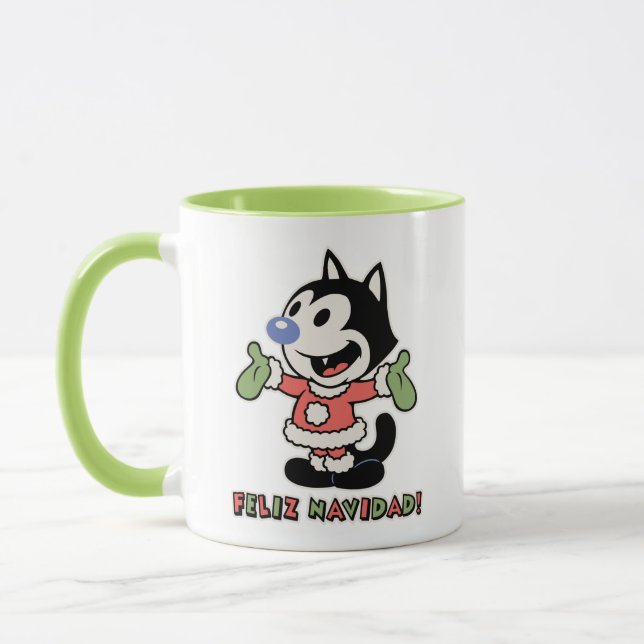 Taza Feliz Navidad al gato (Izquierda)
