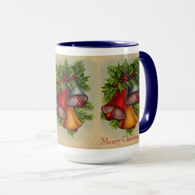 Taza Feliz Navidad Bells Mug (Anverso derecho)