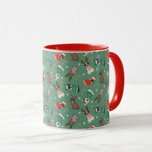 Taza Feliz Navidad Bulldoges franceses