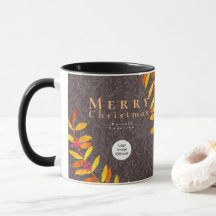 Feliz Navidad café Brown Business Mug