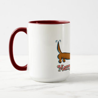 Taza Feliz Navidad Dachshund
