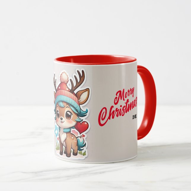 Taza Feliz Navidad de Papá Noel a mí (Anverso derecho)