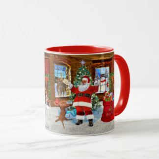 Taza Feliz Navidad de parte de Santa Claus