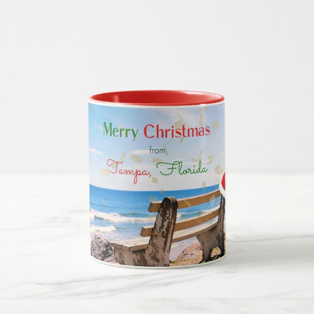 Taza Feliz Navidad desde Tampa, FL (Centro)