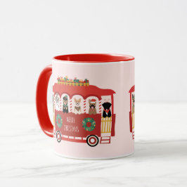 Taza Feliz Navidad en Trolly