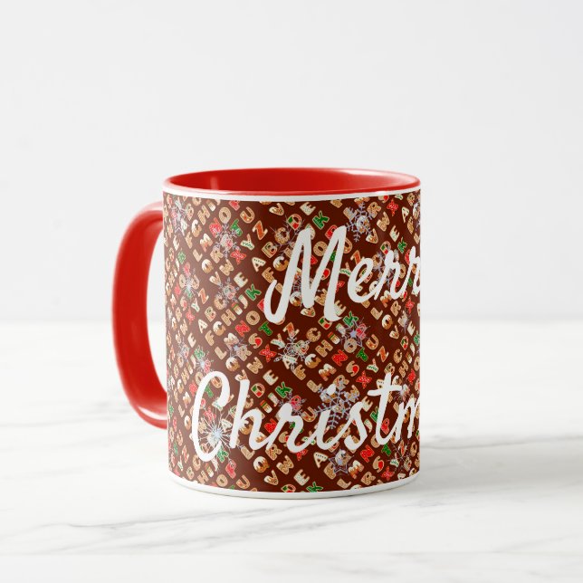 Taza Feliz Navidad Gingerbread (Anverso izquierdo)