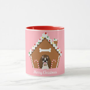 Taza Feliz Navidad Gingerbread Dog House