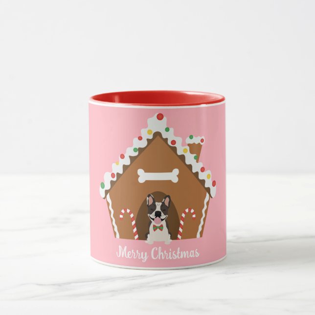 Taza Feliz Navidad Gingerbread Dog House (Centro)