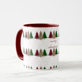 Taza Feliz Navidad Moderna y Elegante