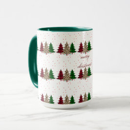 Taza Feliz Navidad Moderna y Elegante