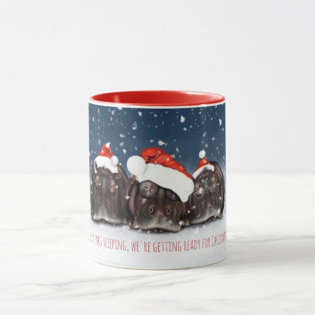 Taza Feliz Navidad Mug - Sleepy Hippos (Centro)